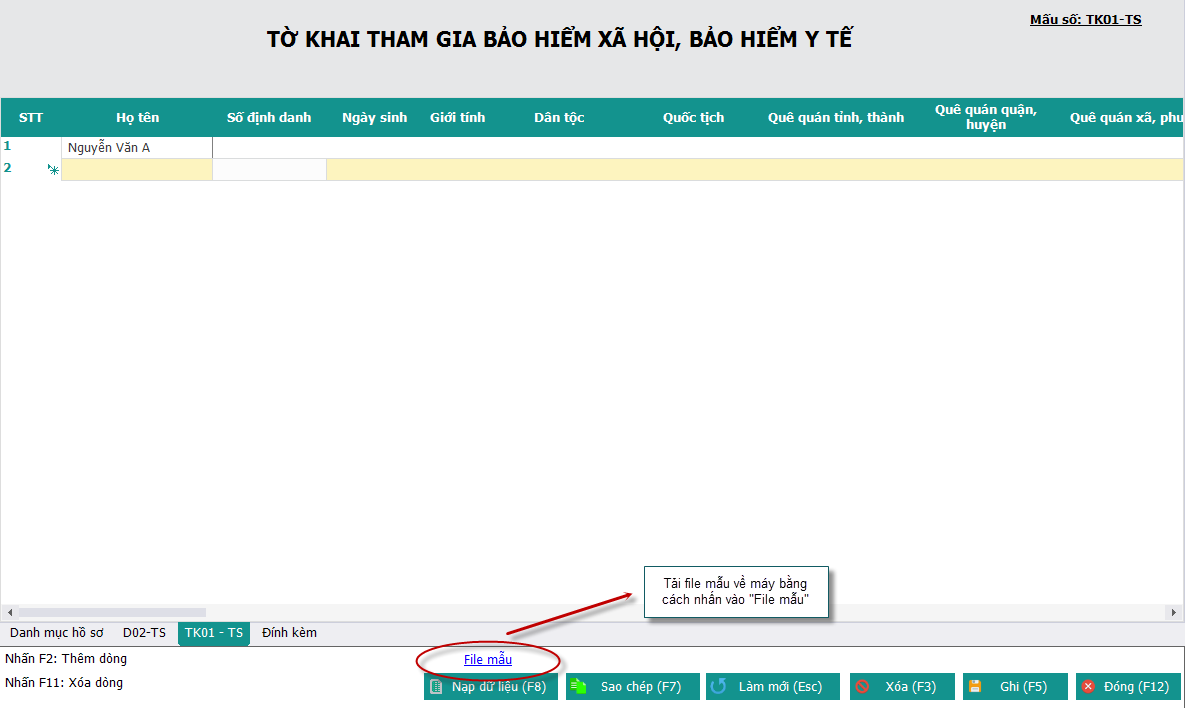 Hình minh họa trong bài hướng dẫn lưu trữ