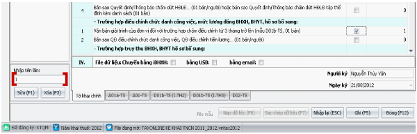 Hình minh họa trong bài hướng dẫn lưu trữ