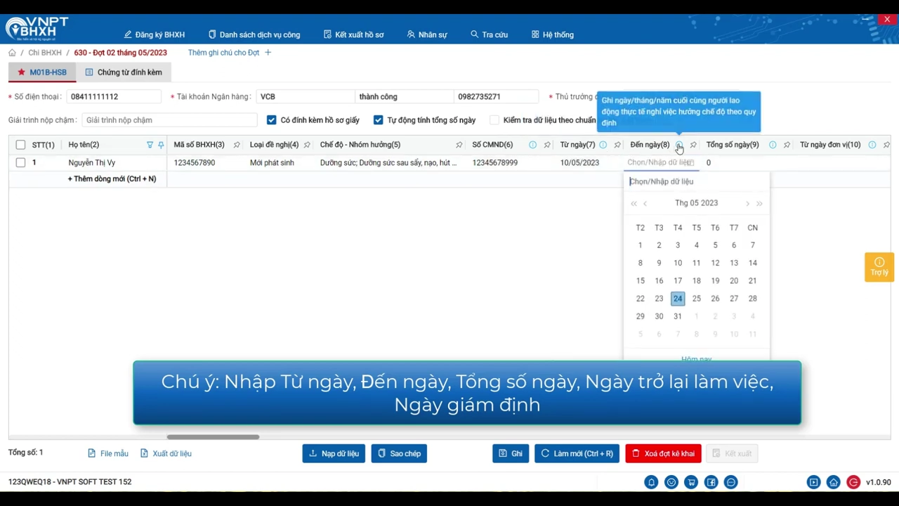 VNPT BHXH 630: Dưỡng sức sau sẩy thai, nạo thai, thai lưu